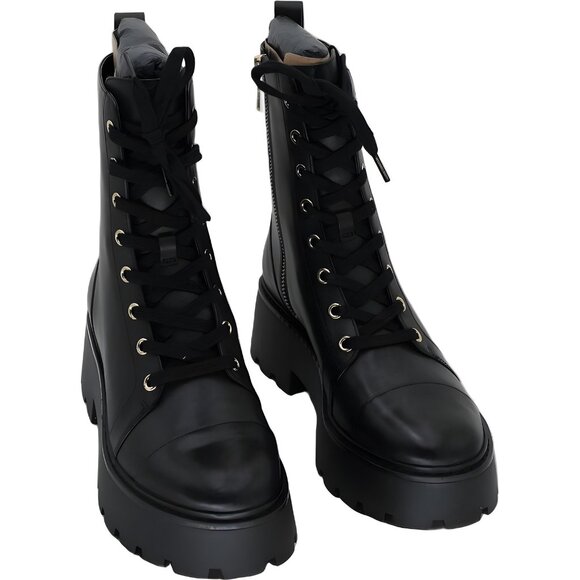Michael Kors Women's Black Lug-Sole Booties Size 8M